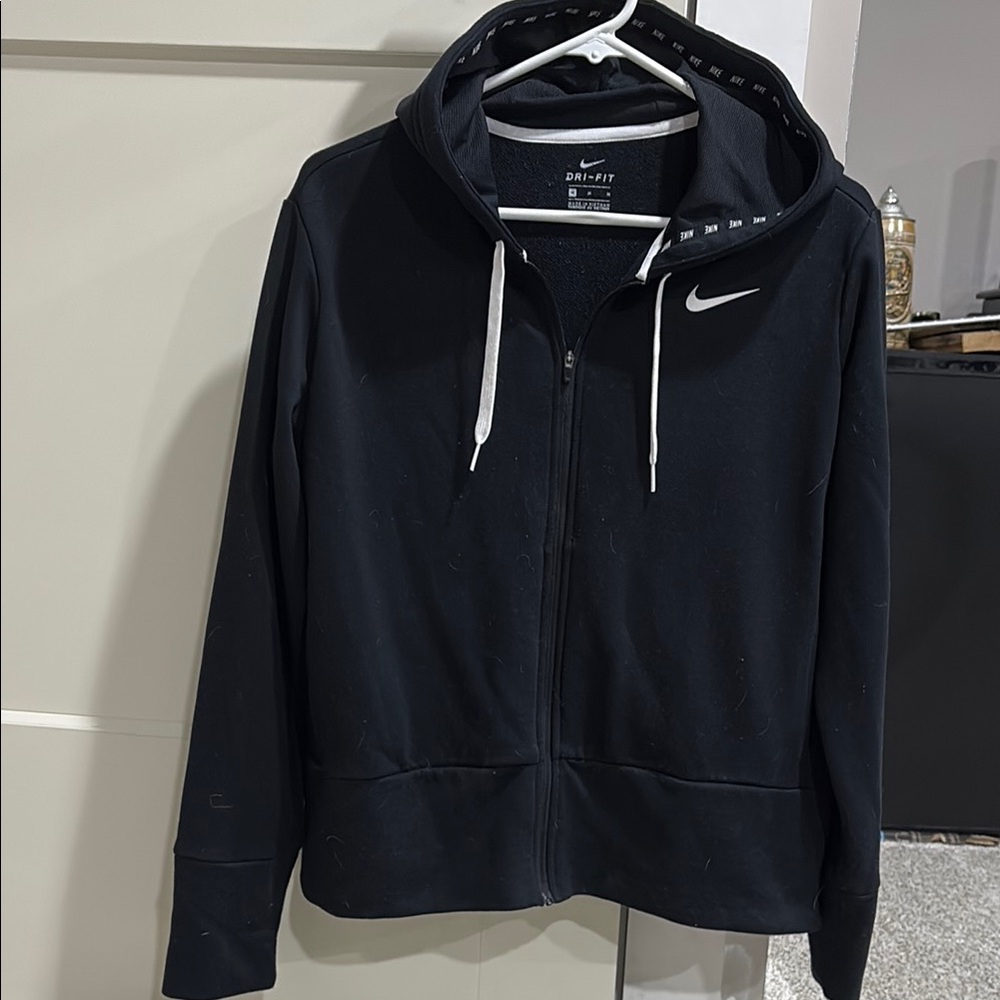 Nike Black Zip-Up Hoodie